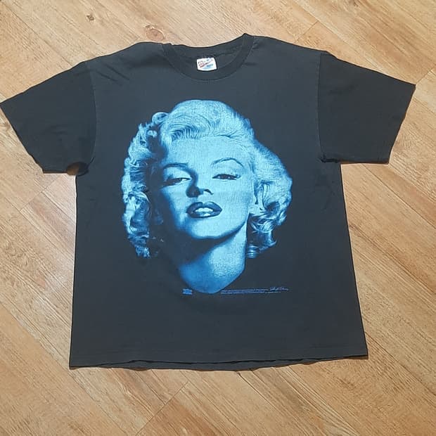 1994 빈티지 마릴린 먼로 티셔츠