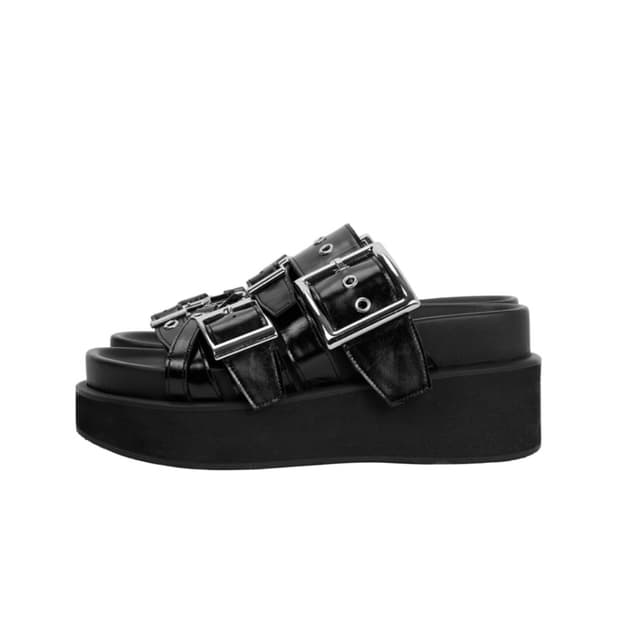 구합니다!! 트리밍버드 샌들 슬리퍼 Bold Buckle Flatform