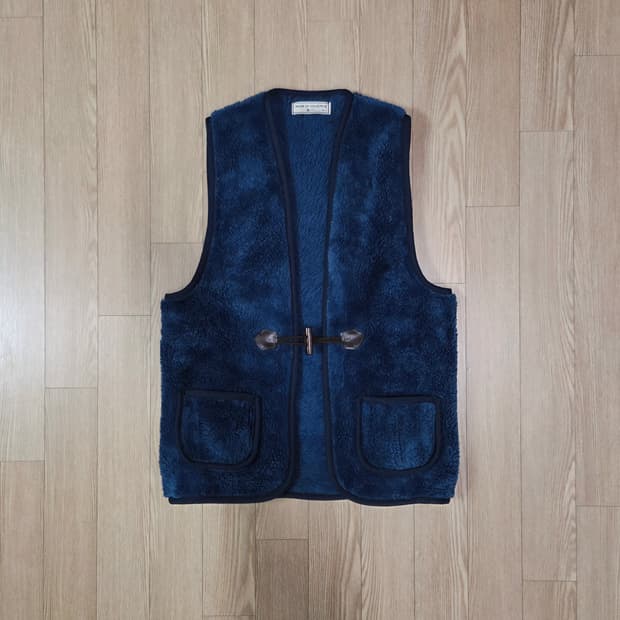 WARM UP JAPAN 인디고 플리스 베스트 조끼