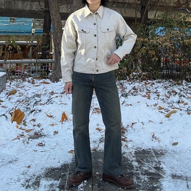 랭글러 Wrangler 웨스턴 부츠컷 데님 팬츠