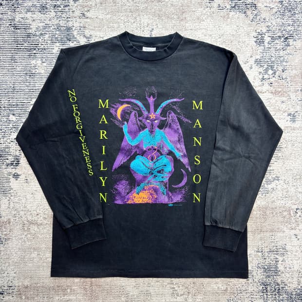 마릴린맨슨 빈티지밴드티