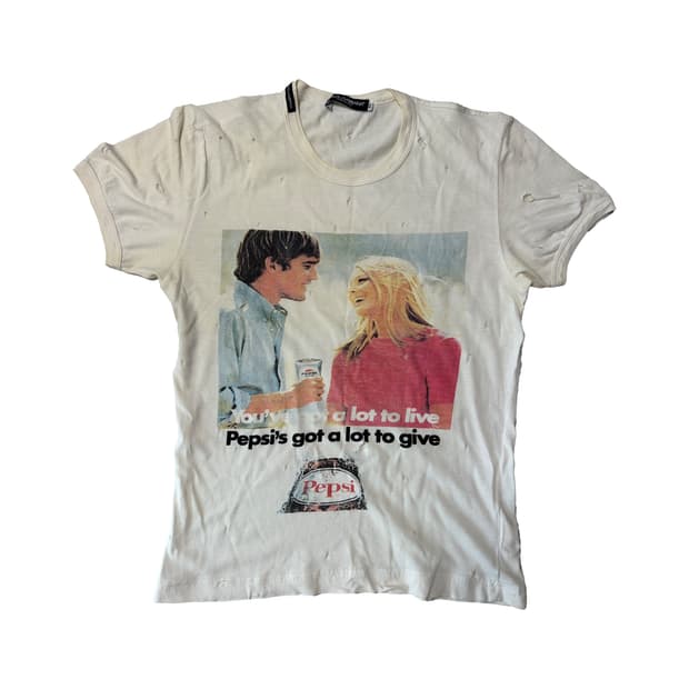 2006 ss dolce and gabbana pepsi t shirts