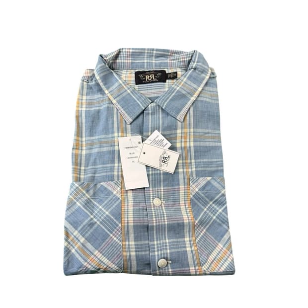RRL 더블알엘 마드라스 타운 캠프 셔츠