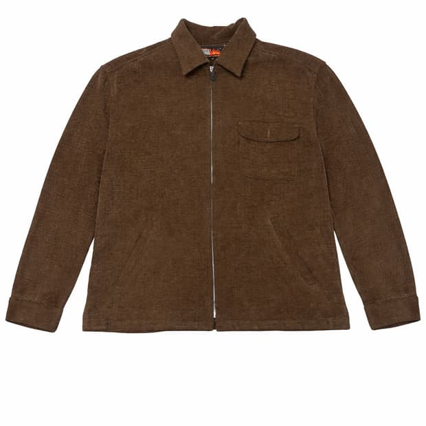 (빈티지) 코듀로이 집업 자켓 갈색