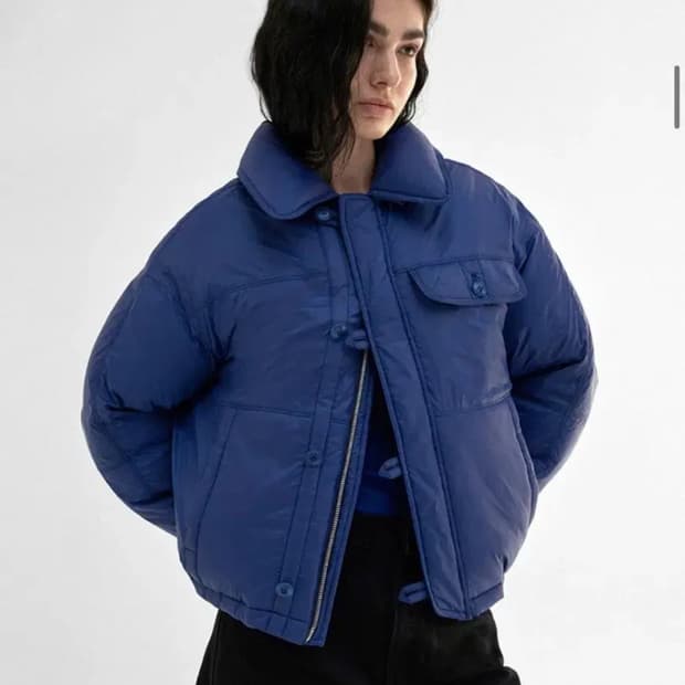 클린 Raf flight down jacket (Blue)