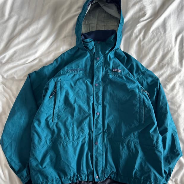 [L] 파타고니아 글레이드 러너 바람막이 자켓 틸그린