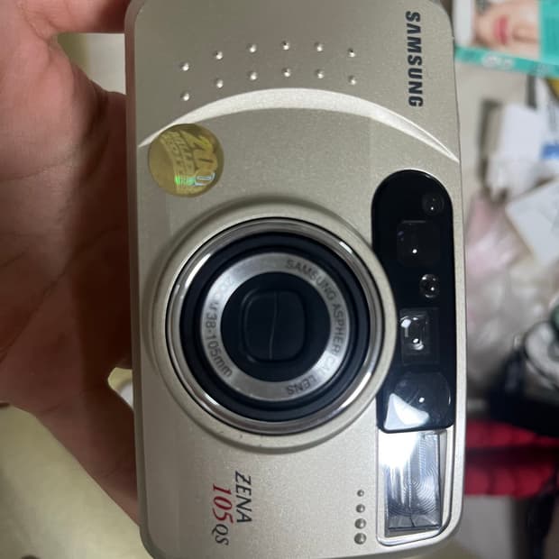 네고 가능. 삼성 ZENA 105QS 필름 카메라