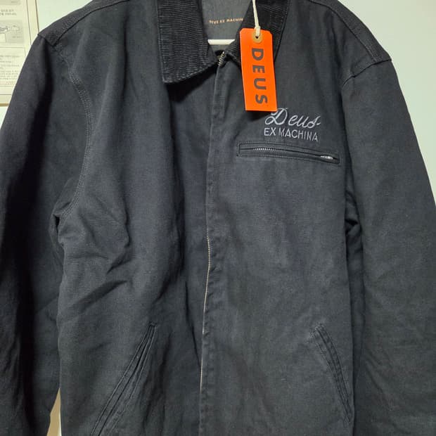 데우스 어드레스 워크자켓 블랙 xl팝니다