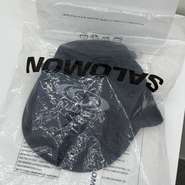 (새상품)살로몬 링크 LT6 패널캡 블랙 모자