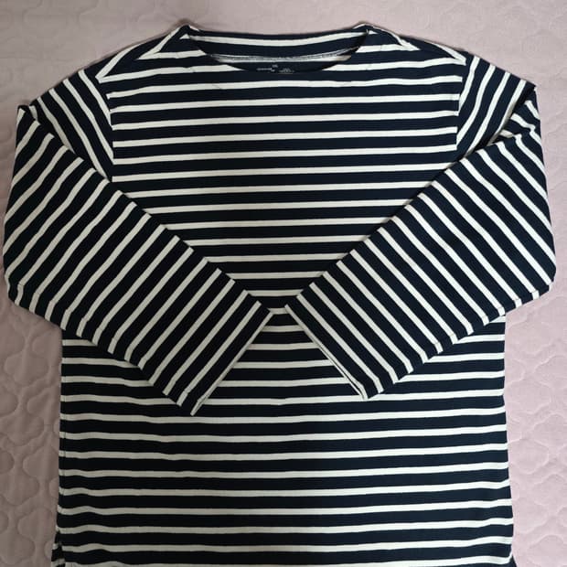 여성 무인양품 스트라이프 보더 티

 xxl [남성L루즈핏]