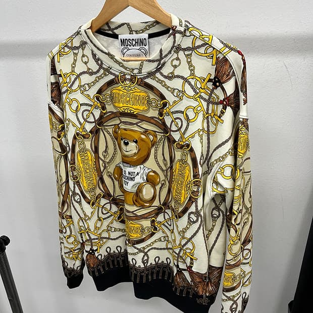 100) 모스키노 테디베어 맨투맨 