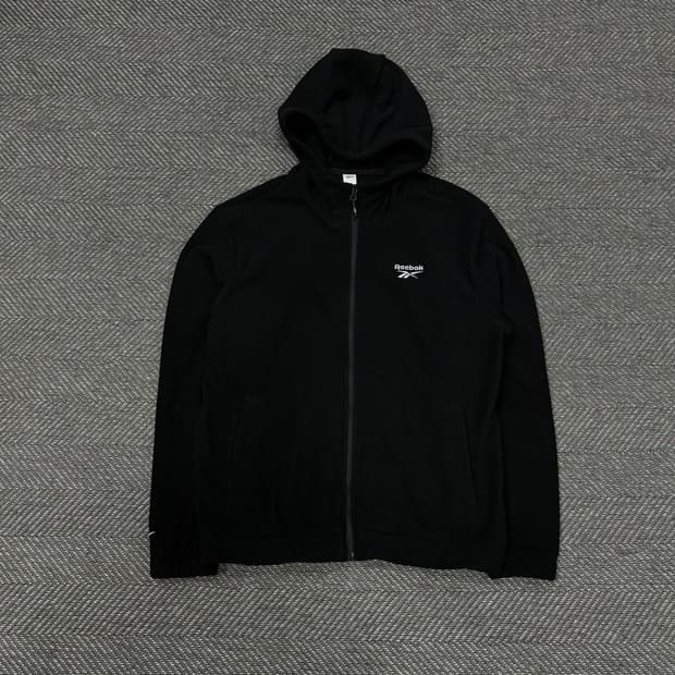 리복 로고 후드 후리스 v0386