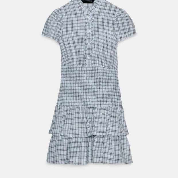Zara 자라 체크 원피스 s