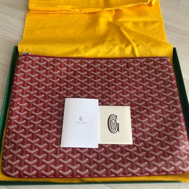 고야드 세나 클러치 레드 GM 