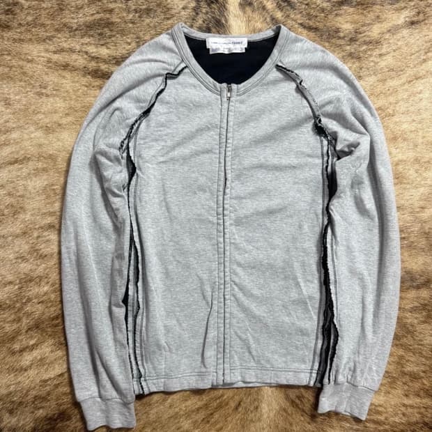 꼼데가르송 셔츠 디컨스트 집업