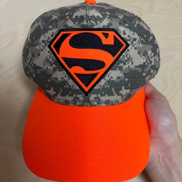 super man 카모 캡
