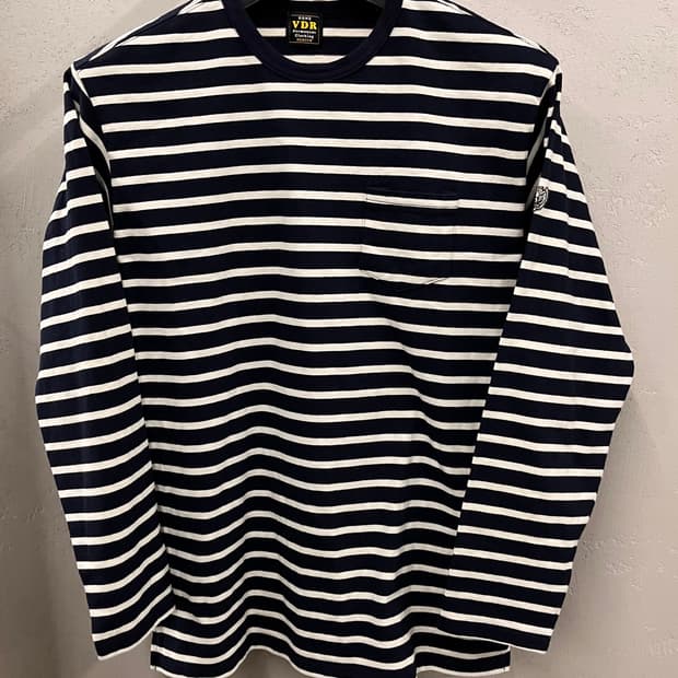비디알 VDR 스트라이프 긴팔 티셔츠 M