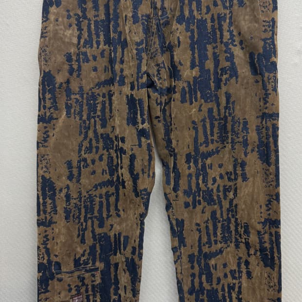 90's 팻팜 스웨이드 디테일 빈티지 데님팬츠 34사이즈