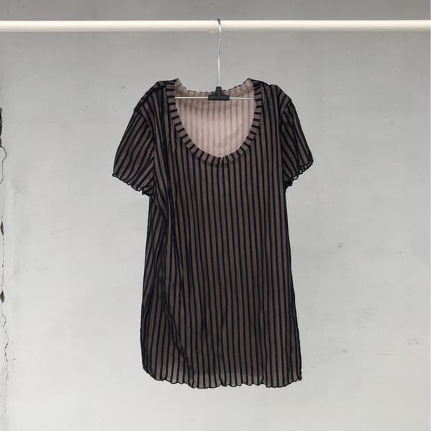 히로코 코시노 메쉬 티셔츠