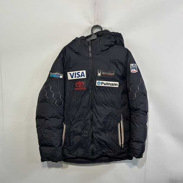 스파이더 남성 US 스키팀 구스다운 100 