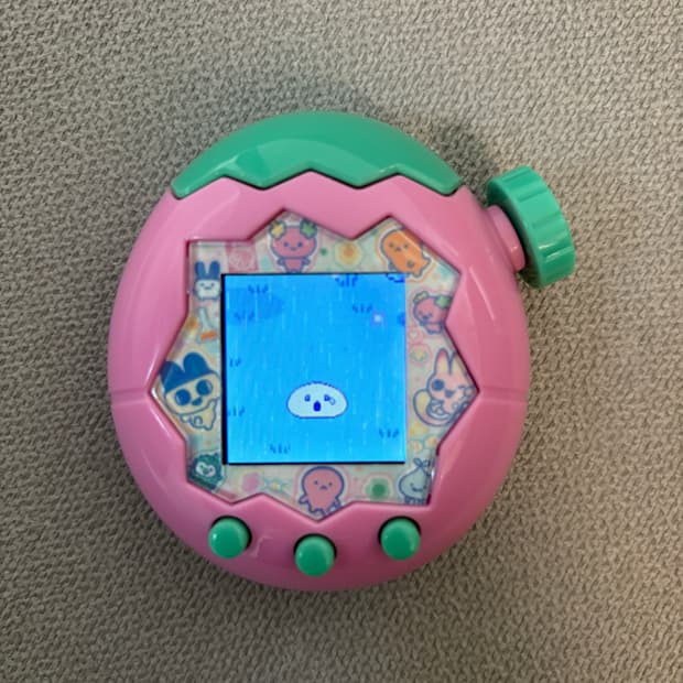 다마고치 파라다이스 핑크랜드(일주일 사용)