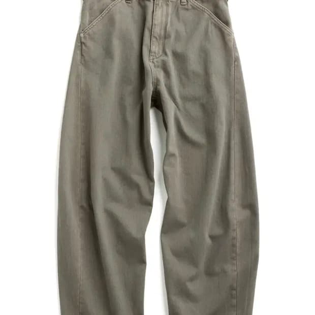 해칭룸 커브진 워시드 올리브 2사이즈