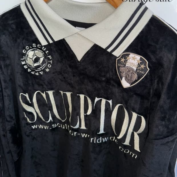 스컬프터 Soccer jersey black