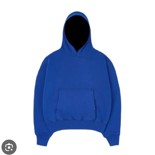 이지 갭 후드티 블루