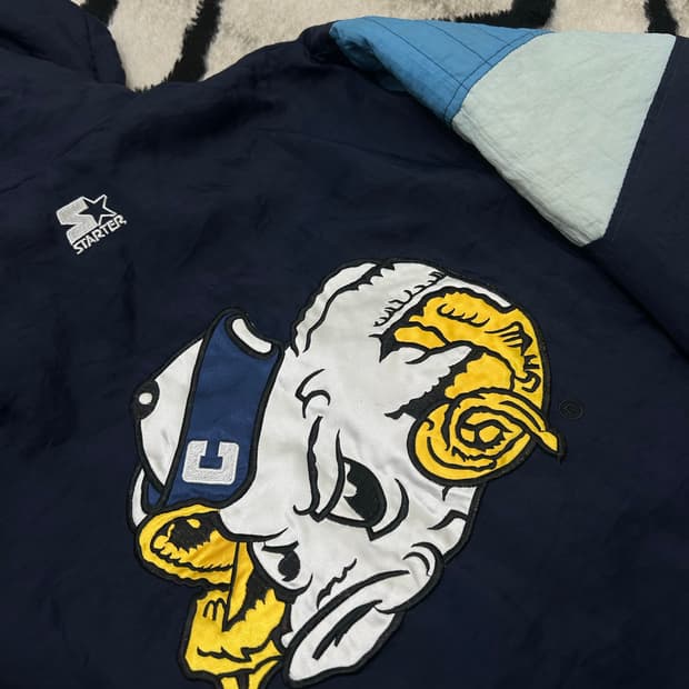 [M]스타터90s 오버핏 노스캐롤라이나 패딩 아노락