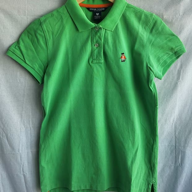 티니위니 여성 반팔 카라티 면100% 여름 카라티셔츠 M 데일리 캐주얼