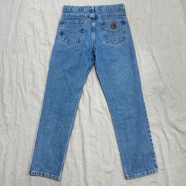 칼하트 빈티지 중청 데님팬츠 30