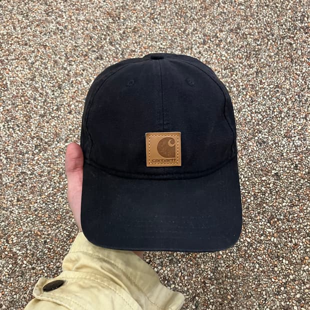 87 칼하트 가죽탭 볼캡 모자