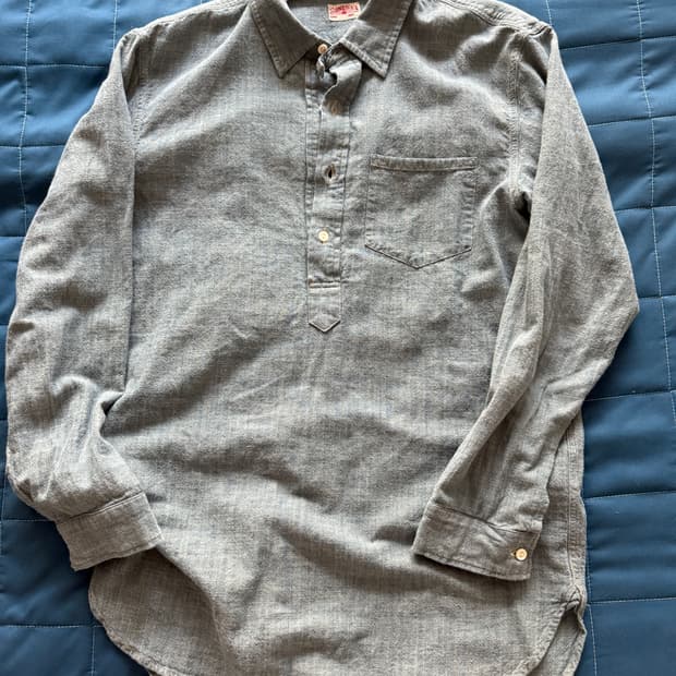 lvc 선셋 샴브레이 셔츠 s