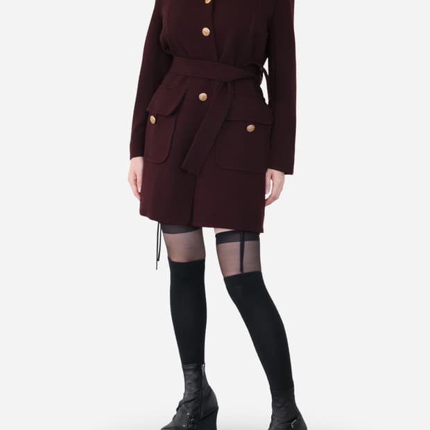 Sonia Rykiel Wool Belted Coat 