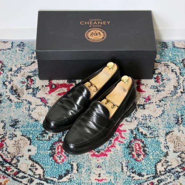 조셉치니 허드슨 블랙 로퍼 8F