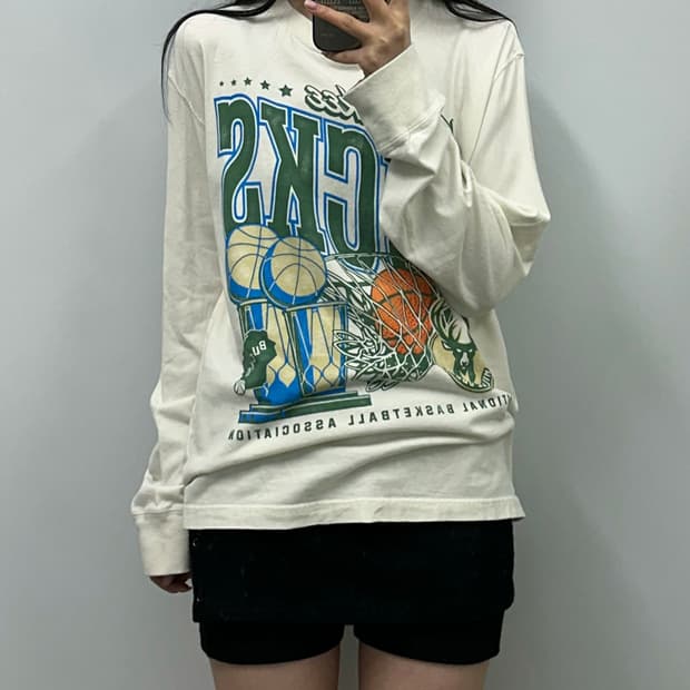 아베크롬비 NBA 베스킷볼 색상 롱슬리브 긴팔티 