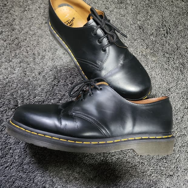 닥터마틴 블랙 더비 슈즈 uk9  280