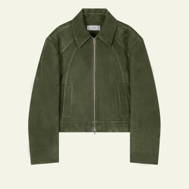 웨이비니스 크롭 스웨이드 자켓 2사이즈