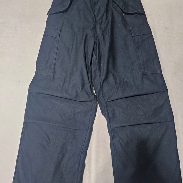 60s 미군오리지날 m65팬츠 블랙다잉