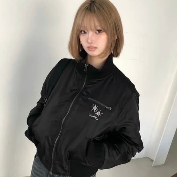 코이리스 포인 블루종 자켓