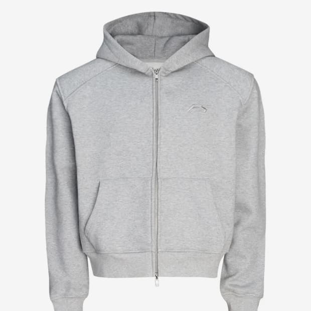 포스센스티브 그레이 후드 집업 1사이즈