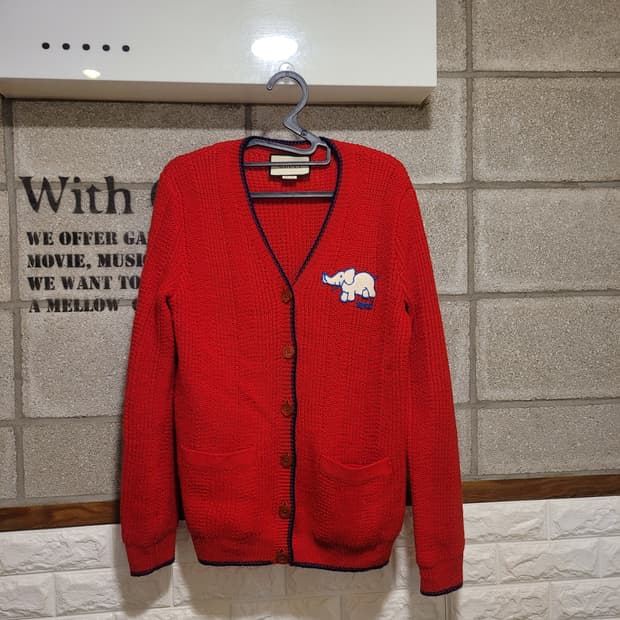 구찌 엘리펀트 모 가디건 XS