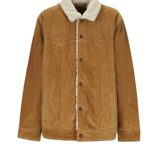 리바이스 쉐르파 웨스턴 스웨이드 레더 트러커 자켓