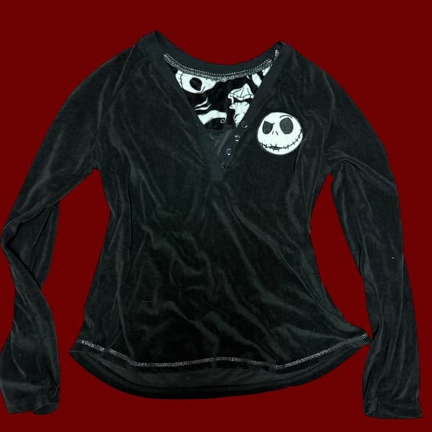 크리스마스의 악몽 벨로아 헨리넥 셔츠