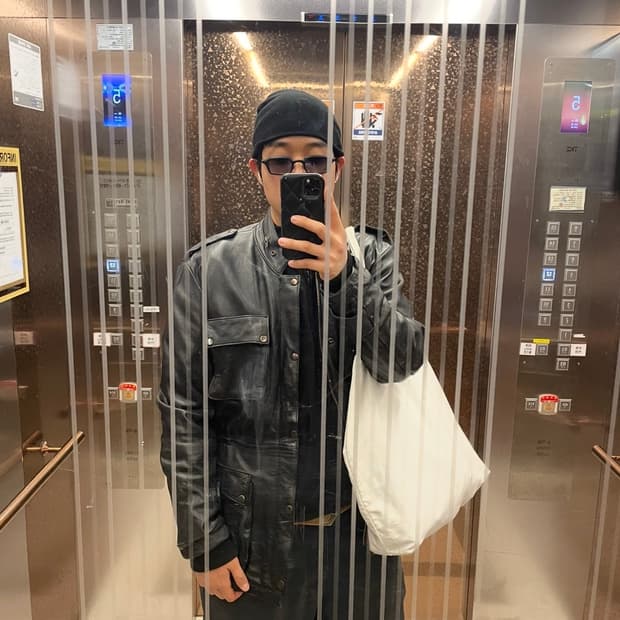 M-65 leather jacket