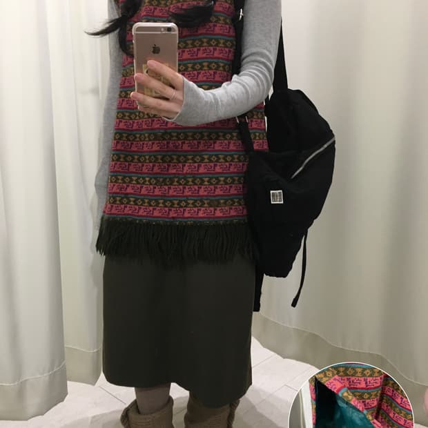 Boho Jacquard Sleeveless Vest