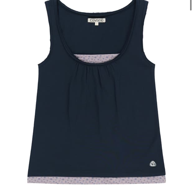 코이세이오 두두 레이어드 슬리브리스 네이비 1사이즈