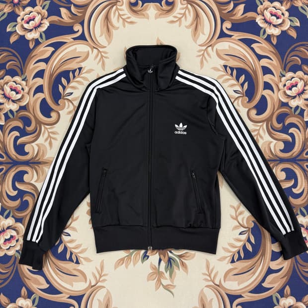 (우먼즈 L)아디다스 파이어버드 트랙탑 져지(블랙,뒷판빅로고)