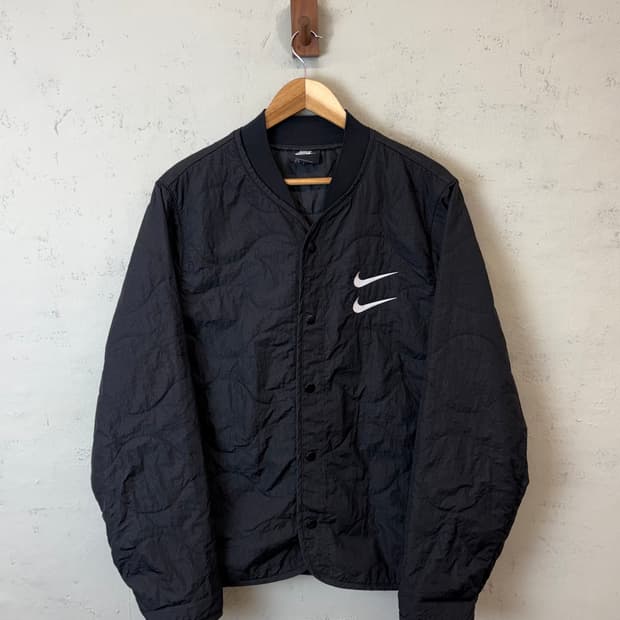 나이키 더블 스우시 퀼티드 자켓