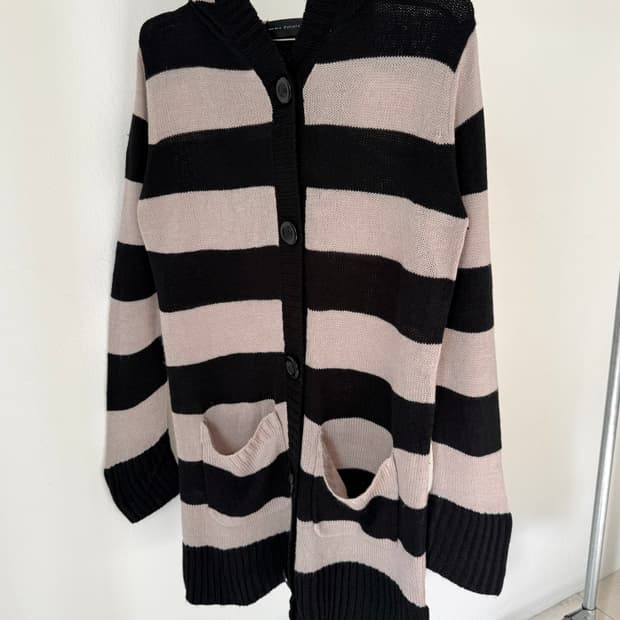 빈티지 후디 가디건 